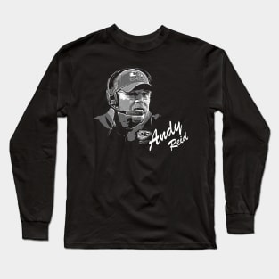 Andy reid B&W vintage art Long Sleeve T-Shirt